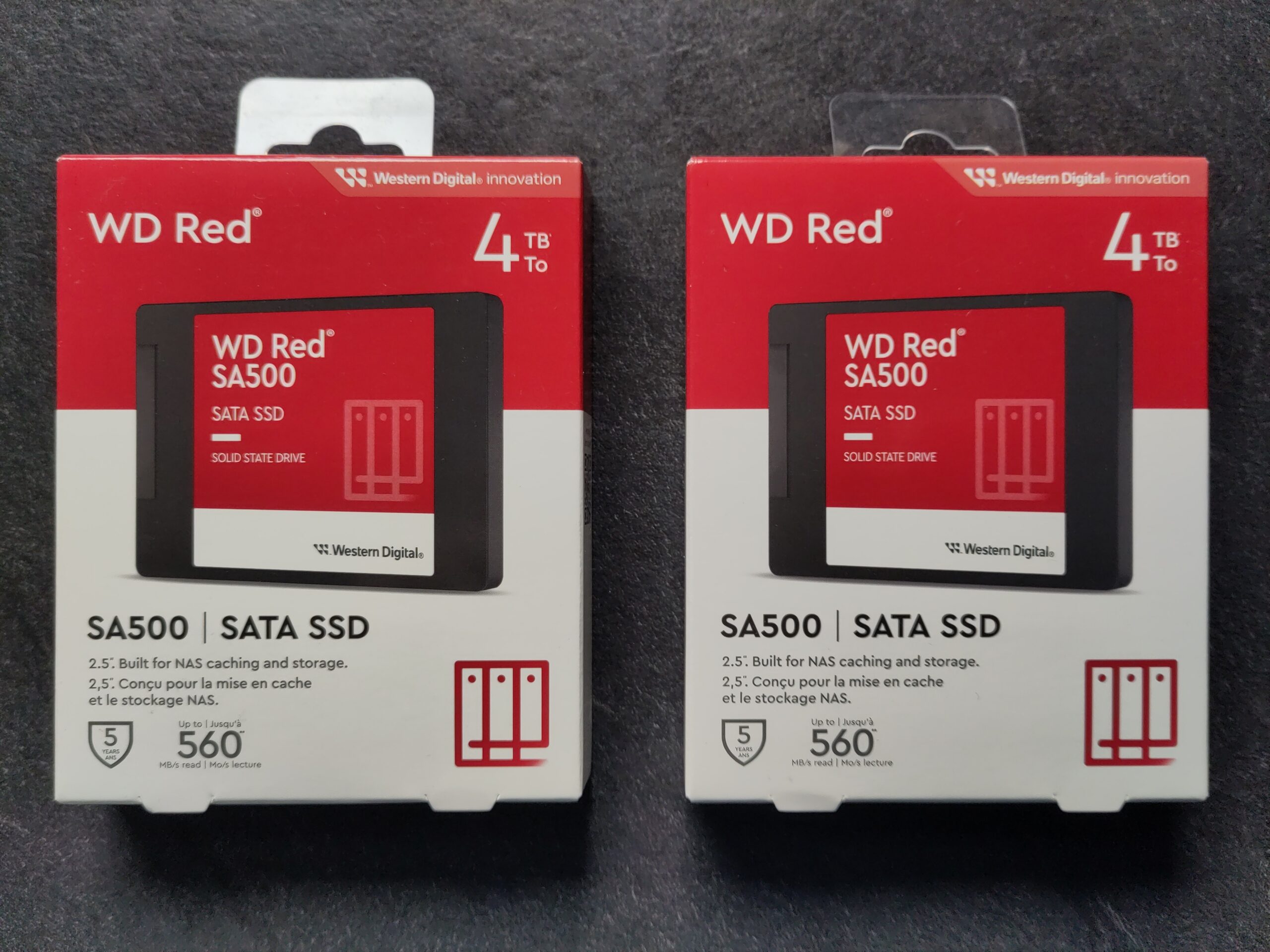 2 Stück WD Red SA500 SSD 2.5” 4TB – Bild 2