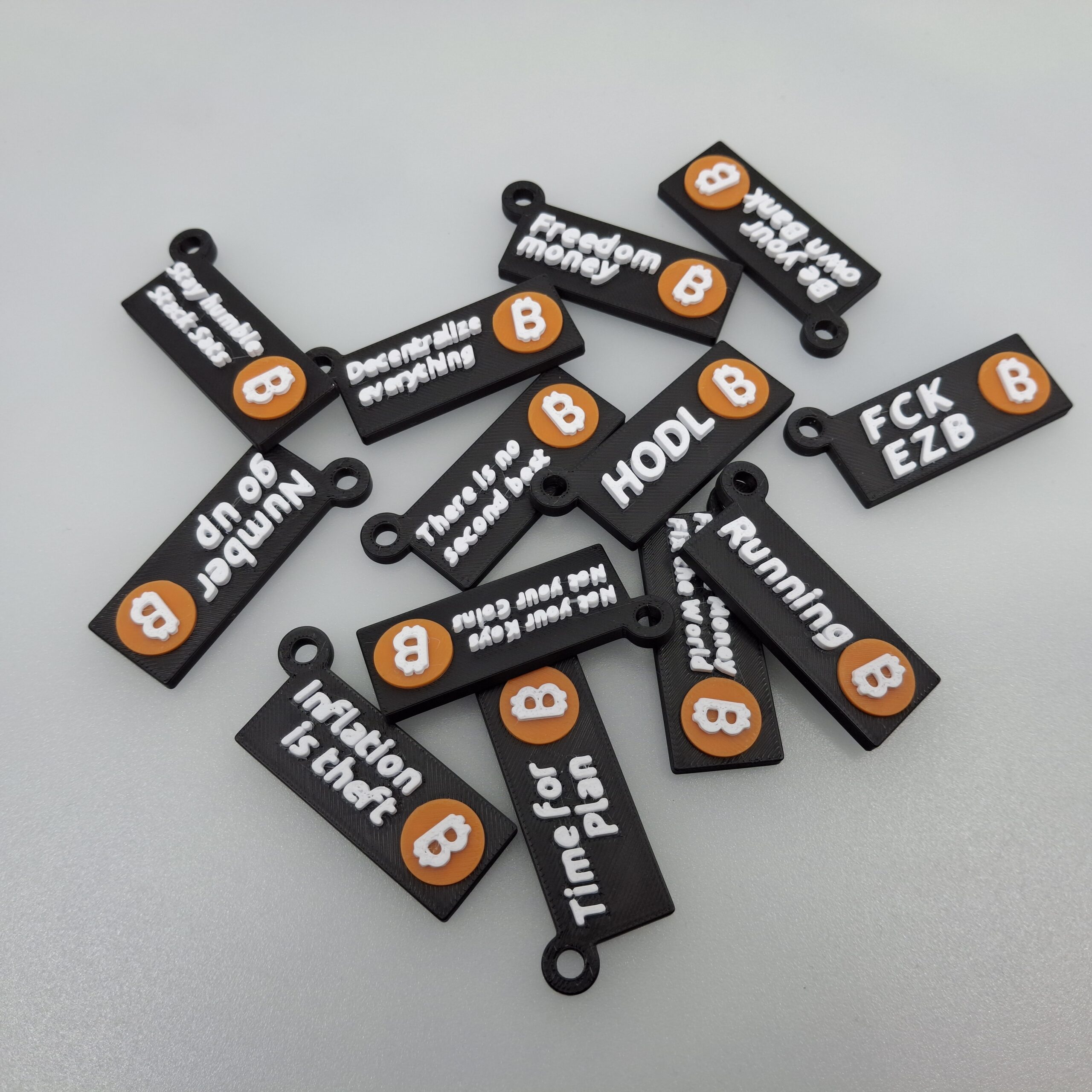 Individueller Bitcoin Schlüsselanhänger – Bild 3