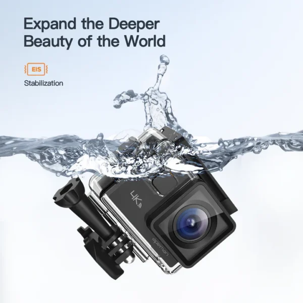 Apeman Action Cam 4K mit viel Zubehör ähnl. GoPro – Bild 5