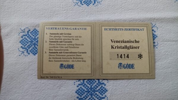 Venizianisches 24%-Bleikristallglas-Set 37-teilig – Bild 19