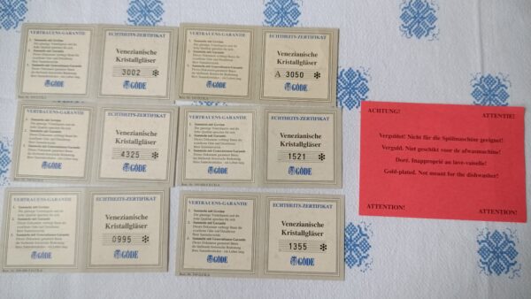 Venizianisches 24%-Bleikristallglas-Set 37-teilig – Bild 21