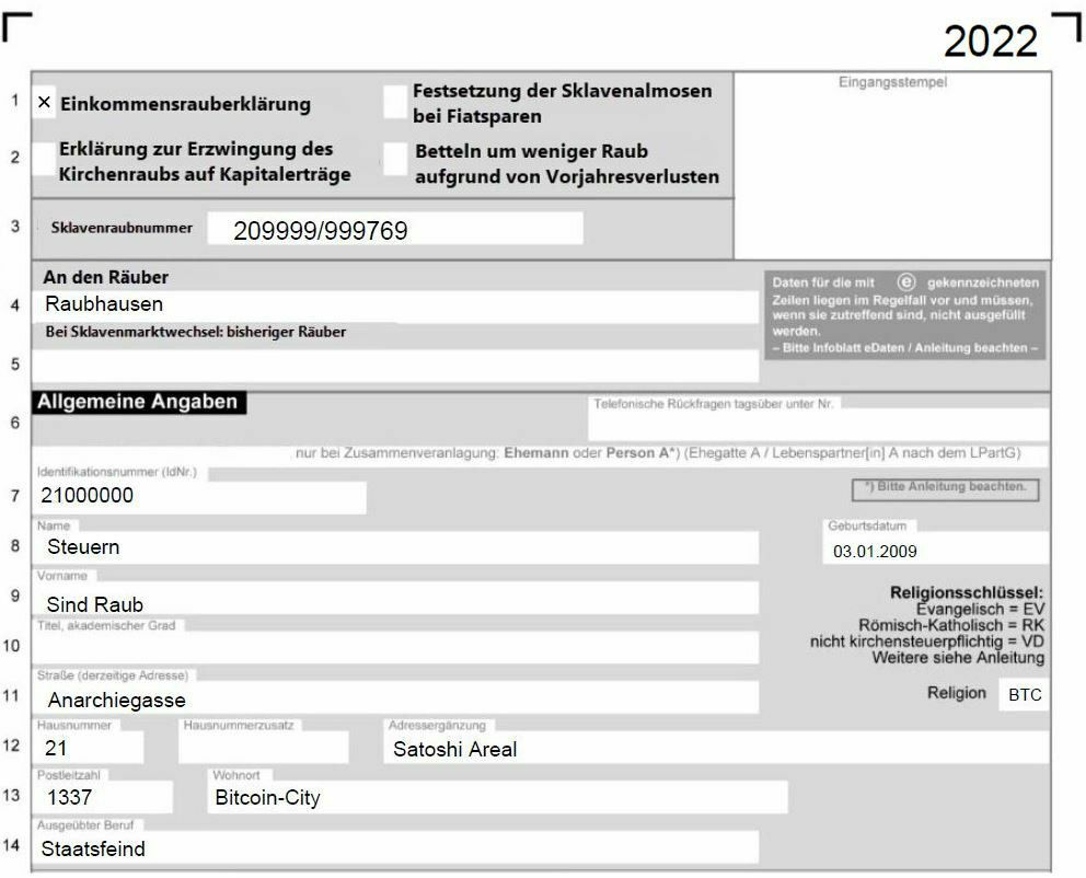 Steuererklärungen – Bild 2