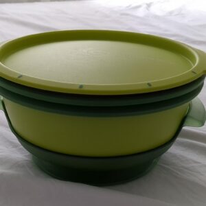 TUPPERWARE Mikrowelle MicroGourmet Dampfgarer grün