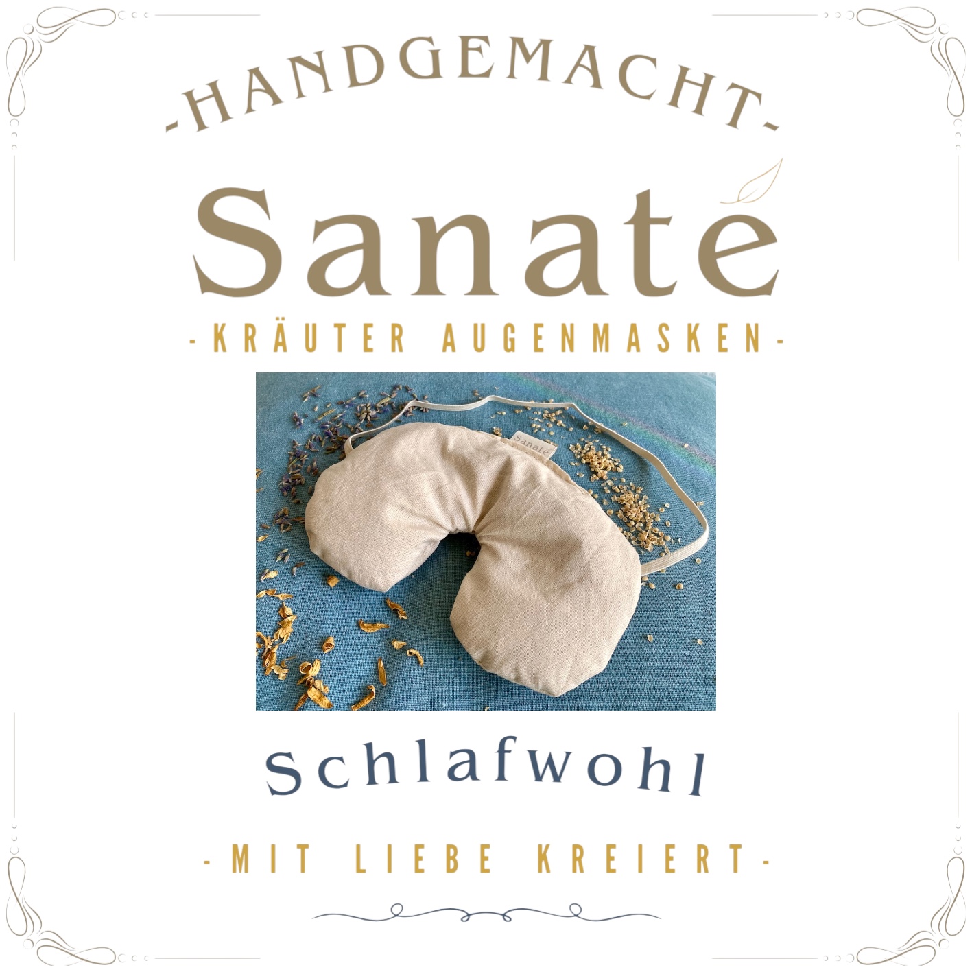 Kräuter Augenmaske
