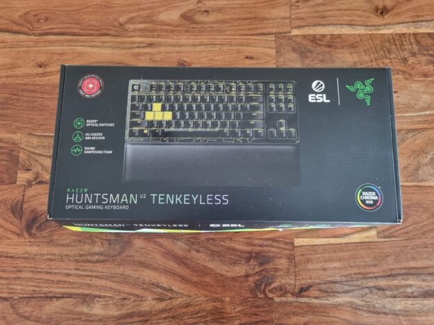 Razer Huntsman V2 Tenkeyless - Linearer optischer Switch - US - ESL Edition