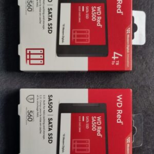 2 Stück WD Red SA500 SSD 2.5” 4TB