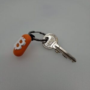 Bitcoin Schlüsselanhänger "Orange Pill"
