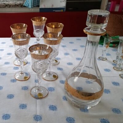 Venizianisches 24%-Bleikristallglas-Set 37-teilig (neuer Preis)