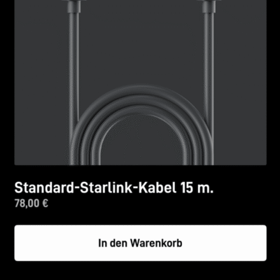 Starlink 15m Kabel Original