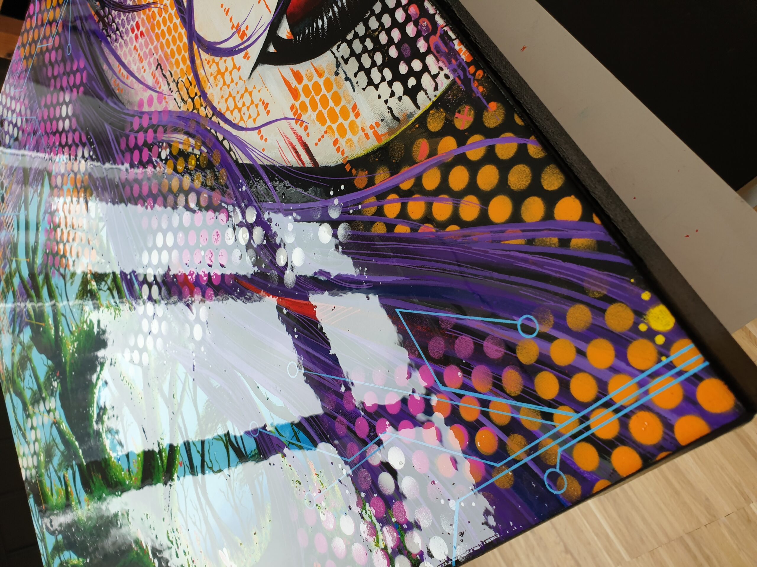 Original Artwork Sweedgraffixx - Nakamoto was a girl – Bild 4