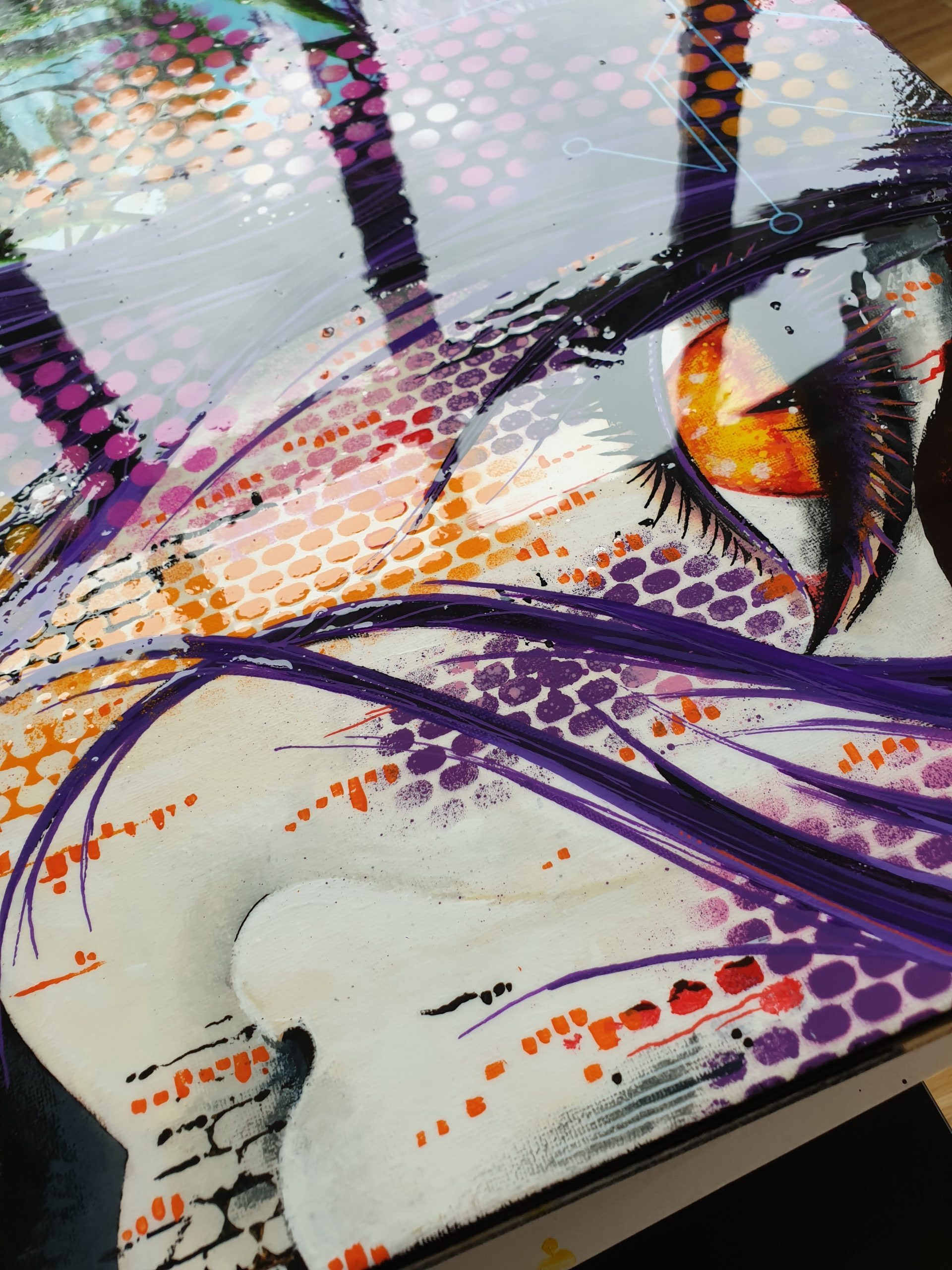 Original Artwork Sweedgraffixx - Nakamoto was a girl – Bild 5