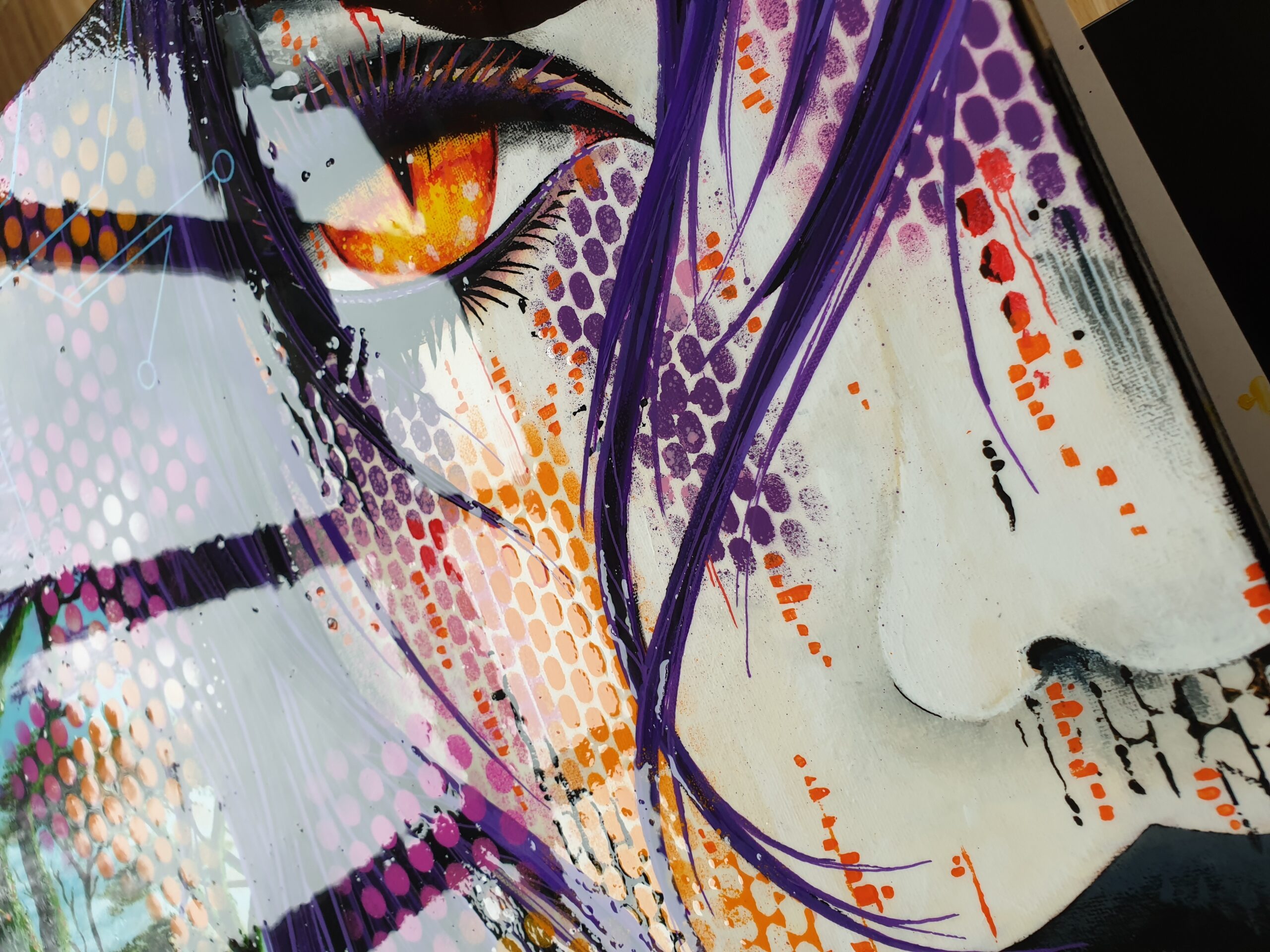 Original Artwork Sweedgraffixx - Nakamoto was a girl – Bild 5