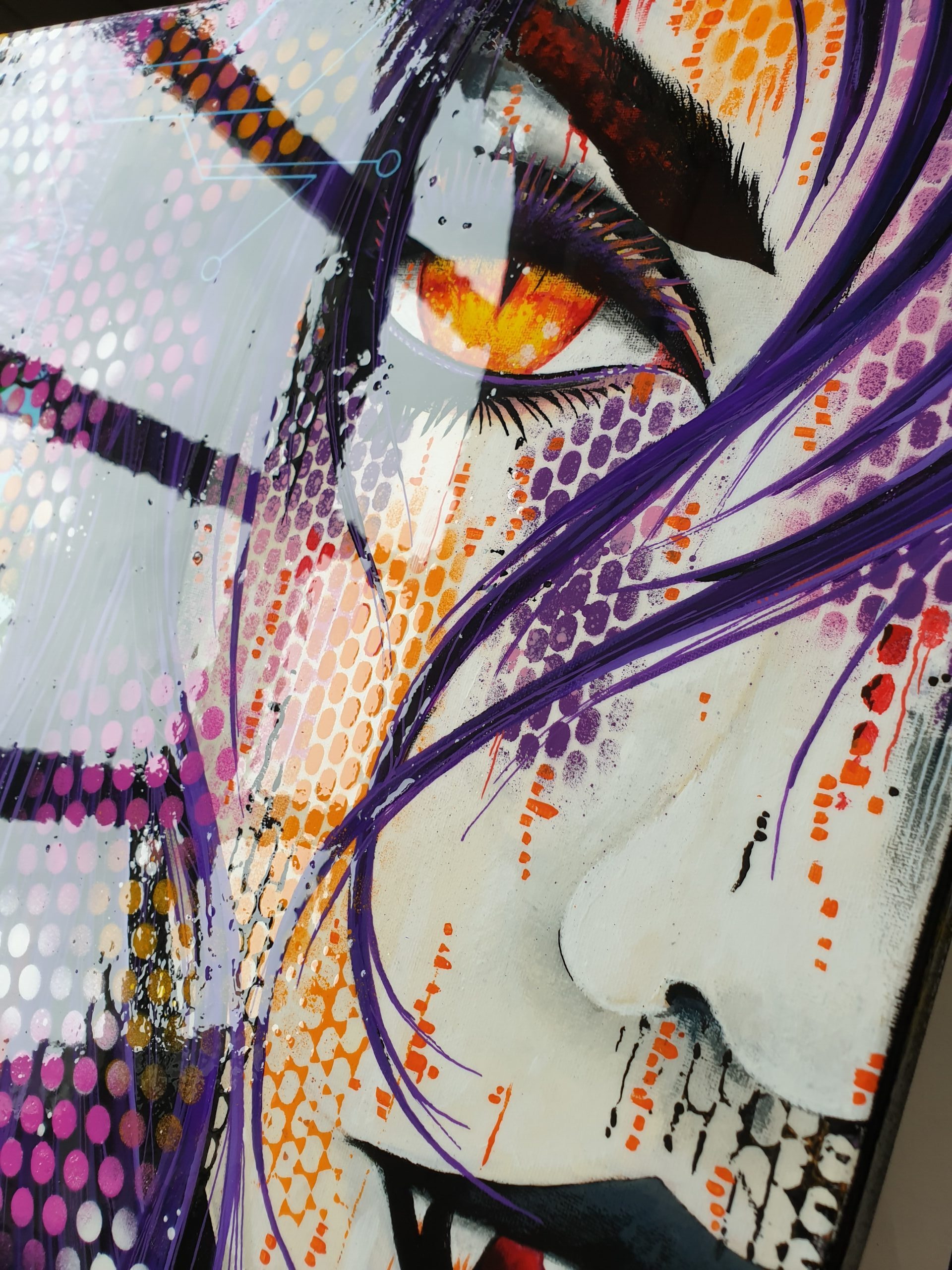 Original Artwork Sweedgraffixx - Nakamoto was a girl – Bild 3