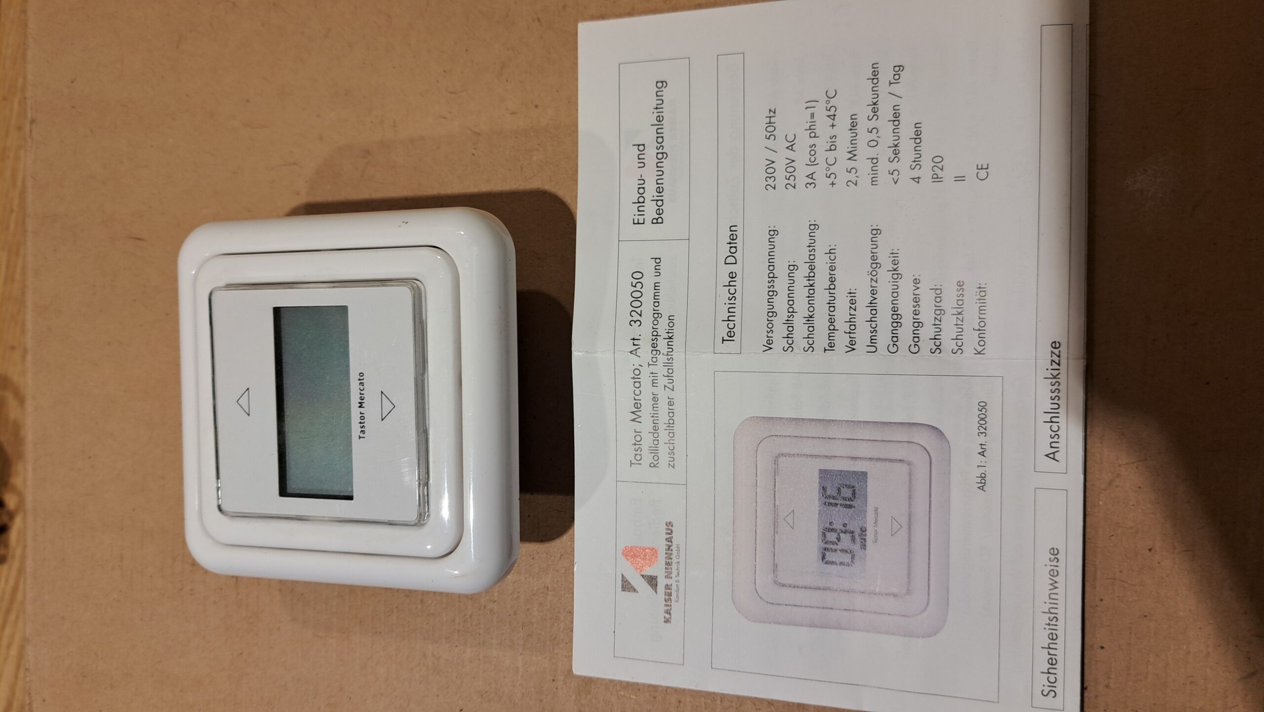 Taster Mercato Rolladentimer mit Tagesprogramm – Bild 3