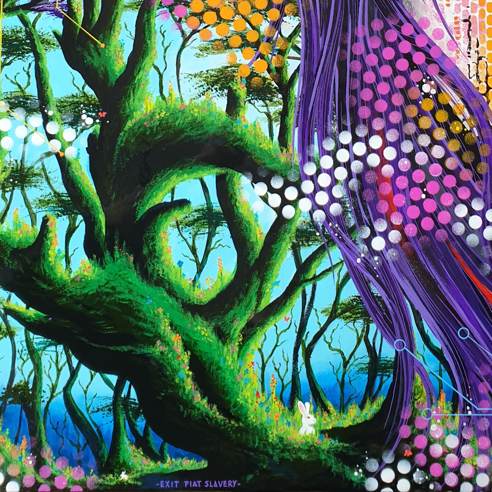 Original Artwork Sweedgraffixx - Nakamoto was a girl – Bild 2