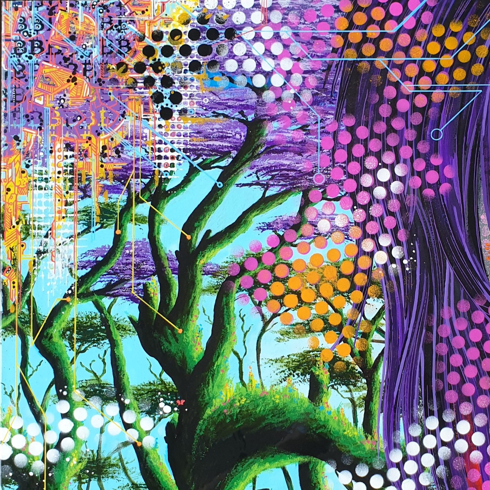 Original Artwork Sweedgraffixx - Nakamoto was a girl – Bild 6