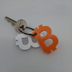 Bitcoin Schlüsselanhänger "Logo B"