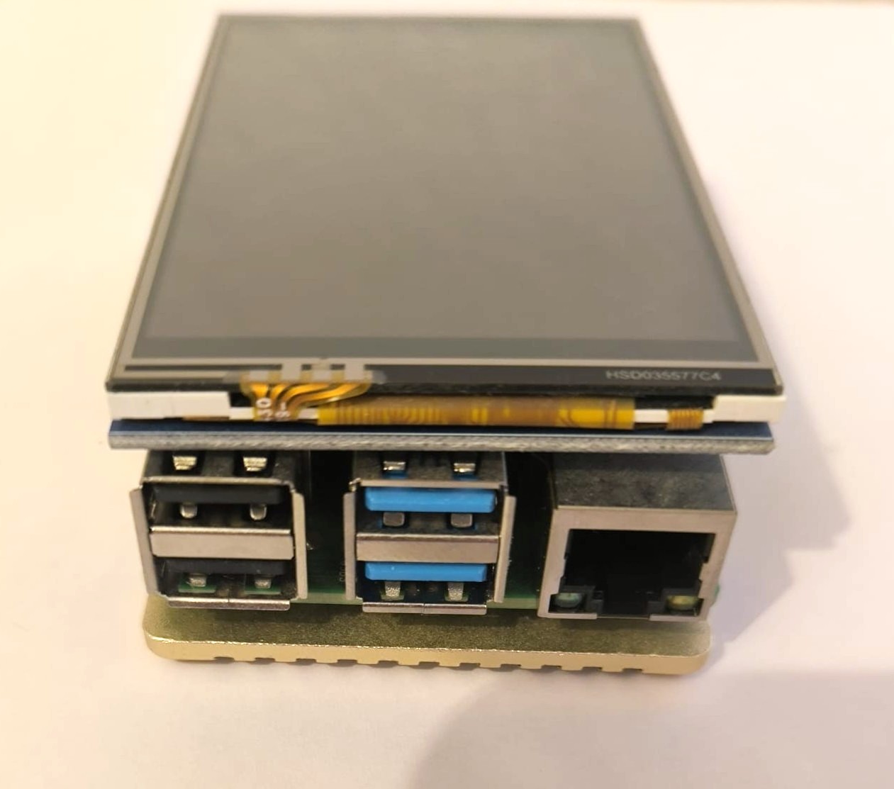 Raspberry Pi 4 * 8GB + Golden Heatsink + LCD Display inkl. DHL Versand – Bild 2