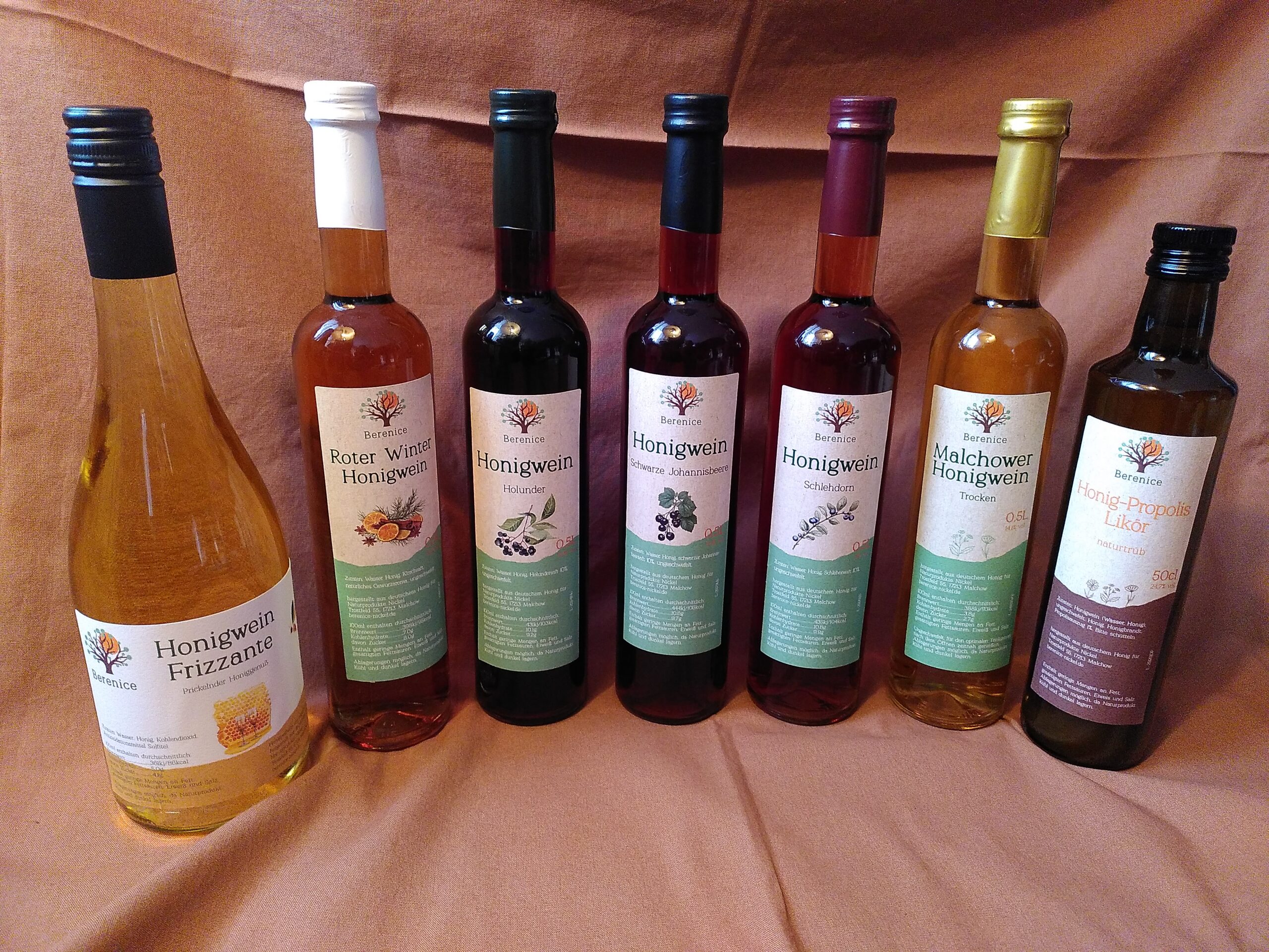 Sortiment Honigwein Winter 25