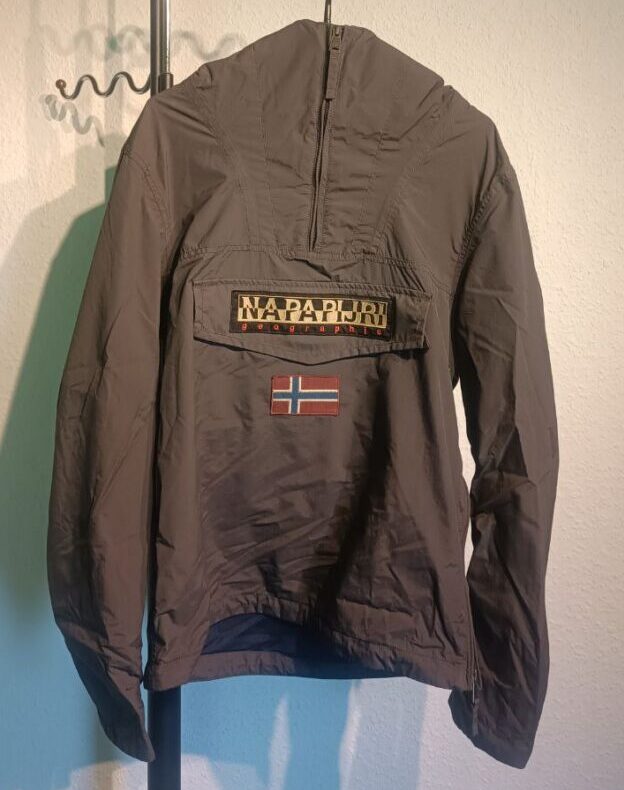Napapijri Windbreaker | Dunkelgrau Größe S | Jacke Herren