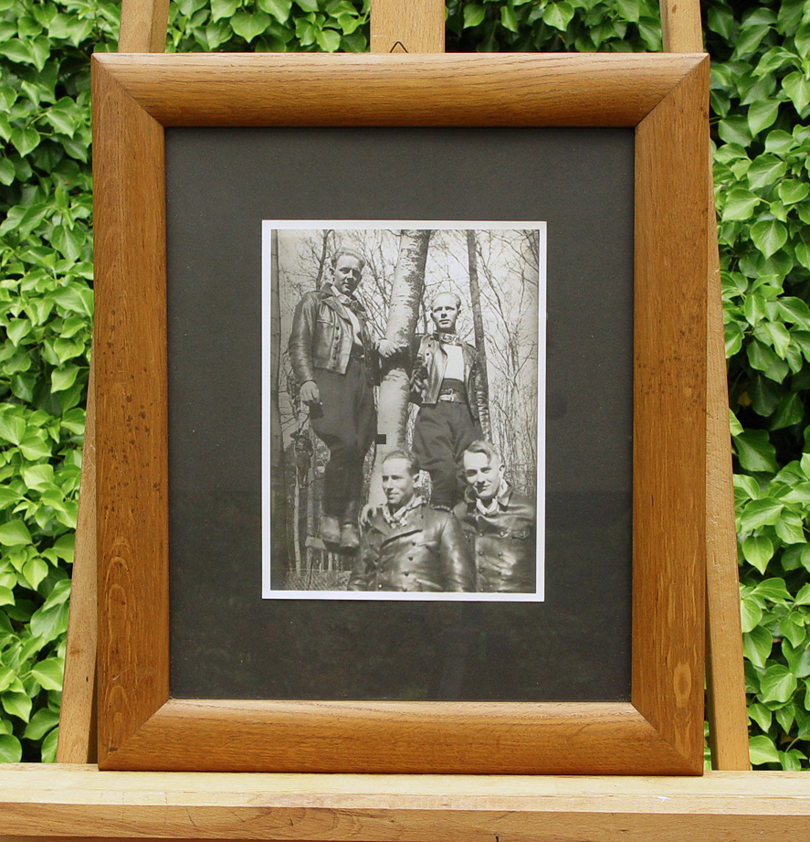 „Rocker-Helm“ mit Totenkopf, Zeitdokument! Eilenriede-Rennen 1936, NSU – Bild 3