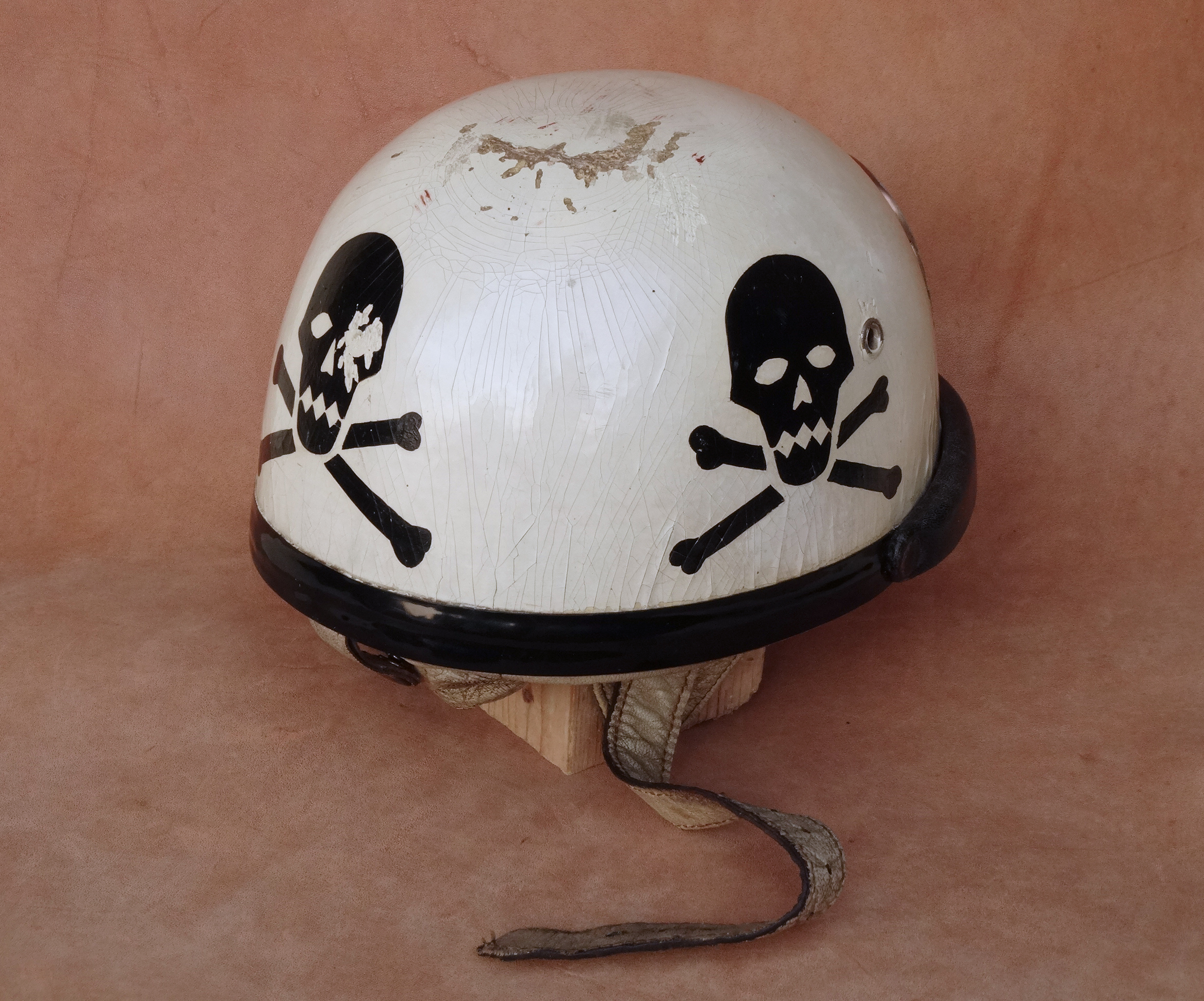 „Rocker-Helm“ mit Totenkopf, Zeitdokument! Eilenriede-Rennen 1936, NSU – Bild 6