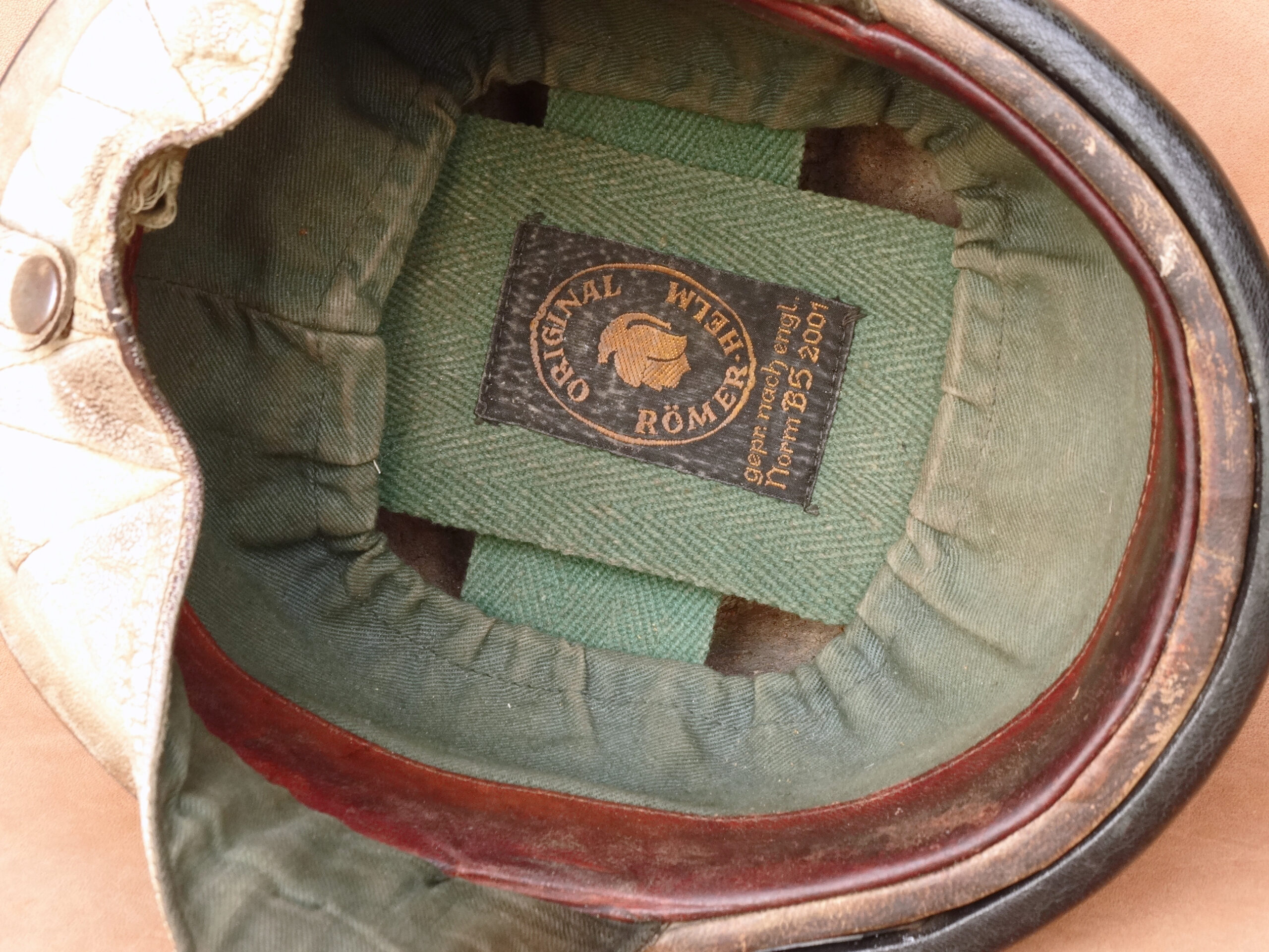 „Rocker-Helm“ mit Totenkopf, Zeitdokument! Eilenriede-Rennen 1936, NSU – Bild 7