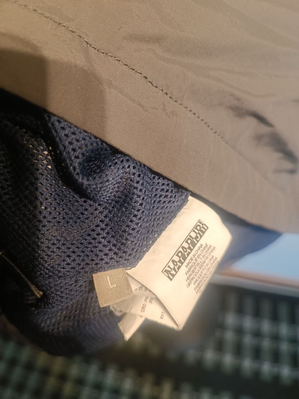 Napapijri Windbreaker | Dunkelgrau Größe S | Jacke Herren – Bild 3