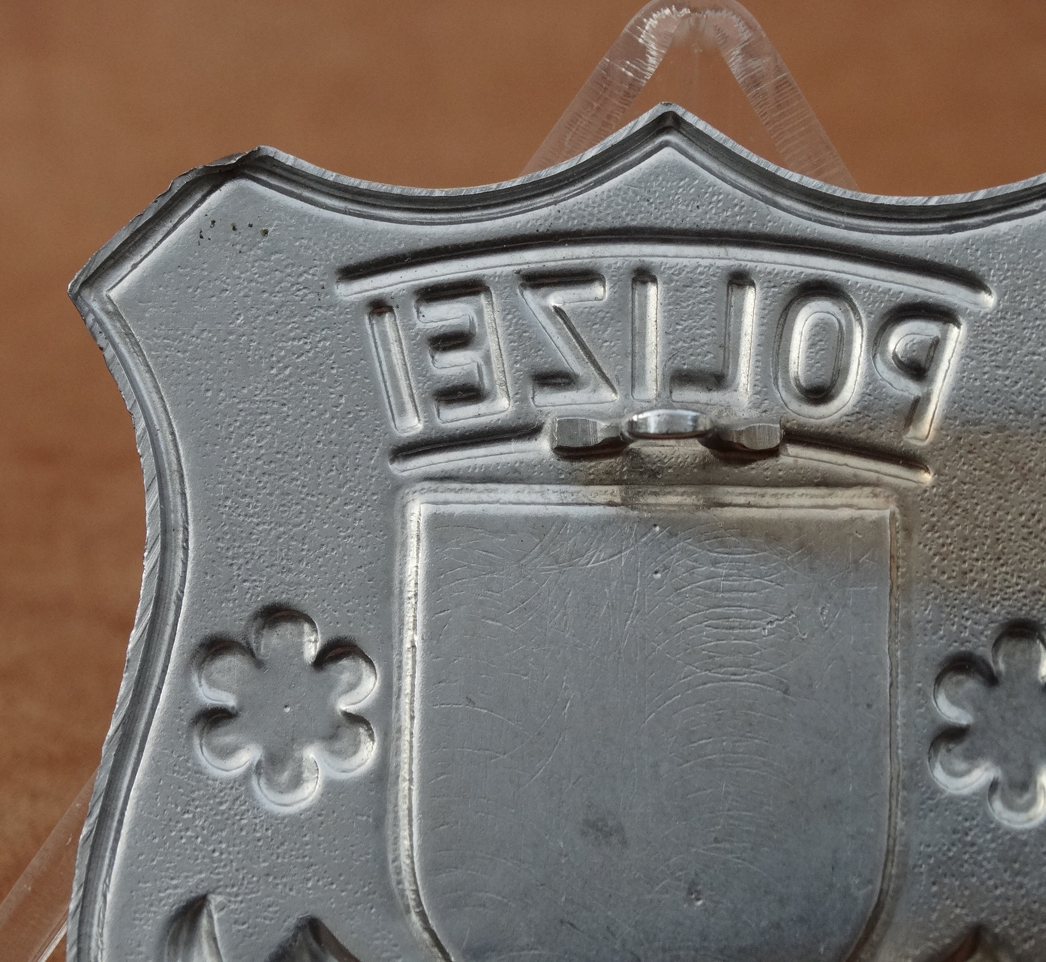 Brustabzeichen, POLIZEI Bamberg, Metall, 1950er Jahre, selten! – Bild 6
