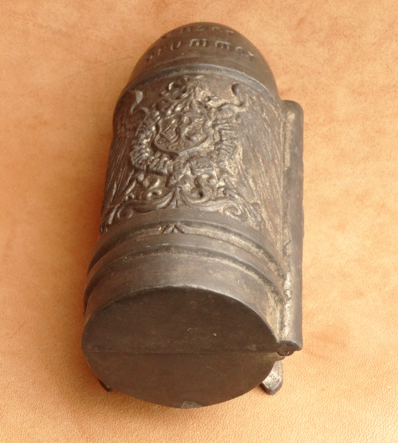 „Dicke Bertha“, patriotisches Tintenfaß, 1. WK, Schreibtischdeko! 1914-1918 – Bild 3