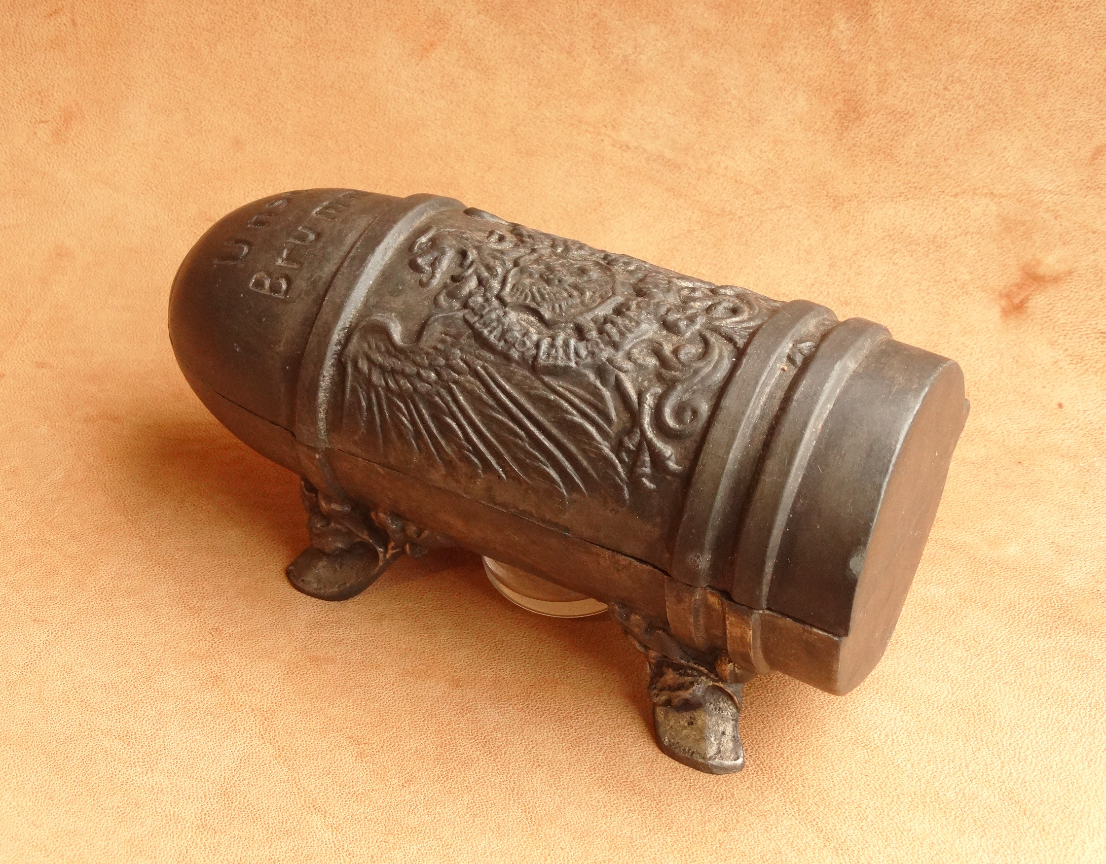 „Dicke Bertha“, patriotisches Tintenfaß, 1. WK, Schreibtischdeko! 1914-1918 – Bild 5