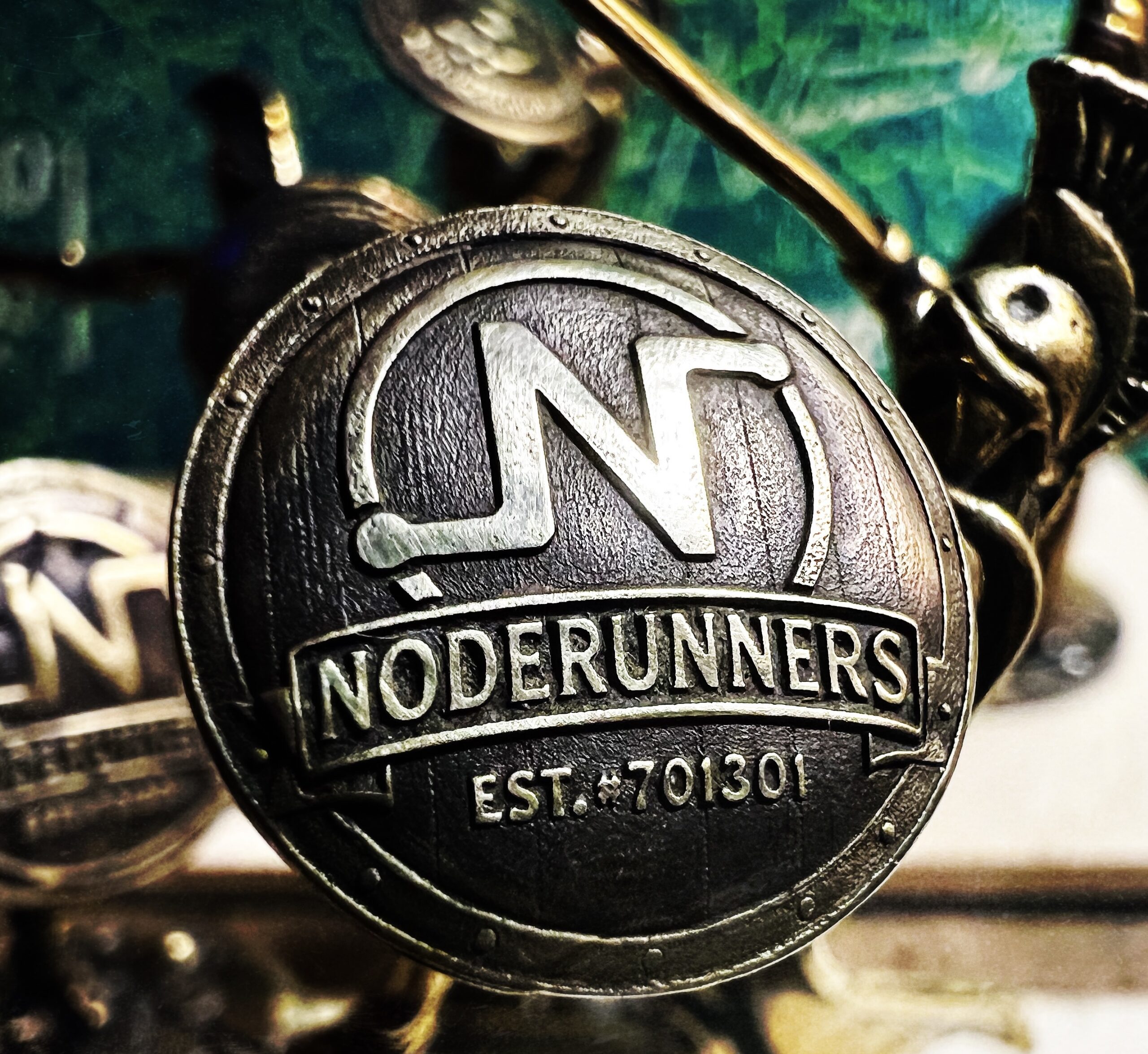 Bitcoin Spartaner Bronze Figuren – Bild 3