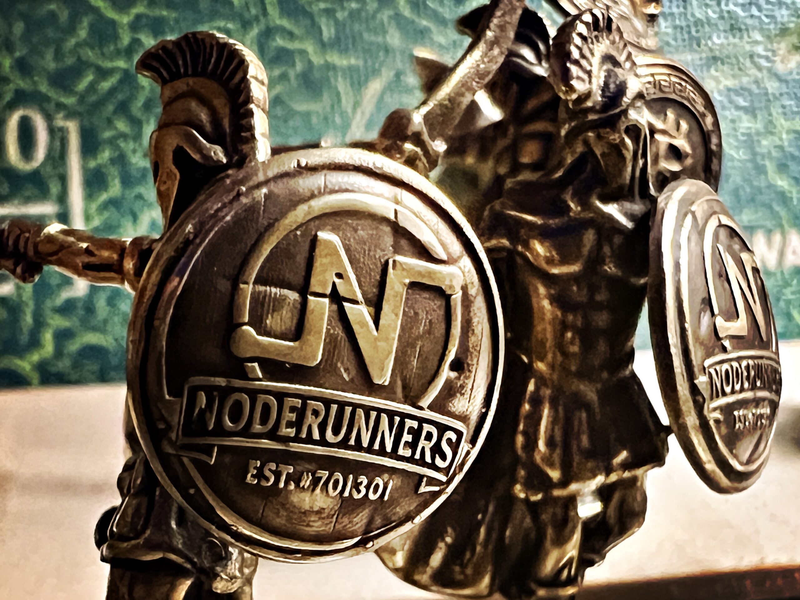 Bitcoin Spartaner Bronze Figuren – Bild 5