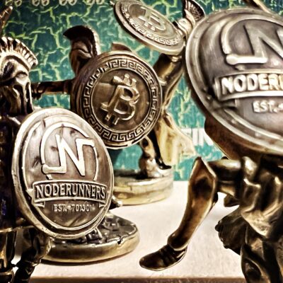 Bitcoin Spartaner Bronze Figuren