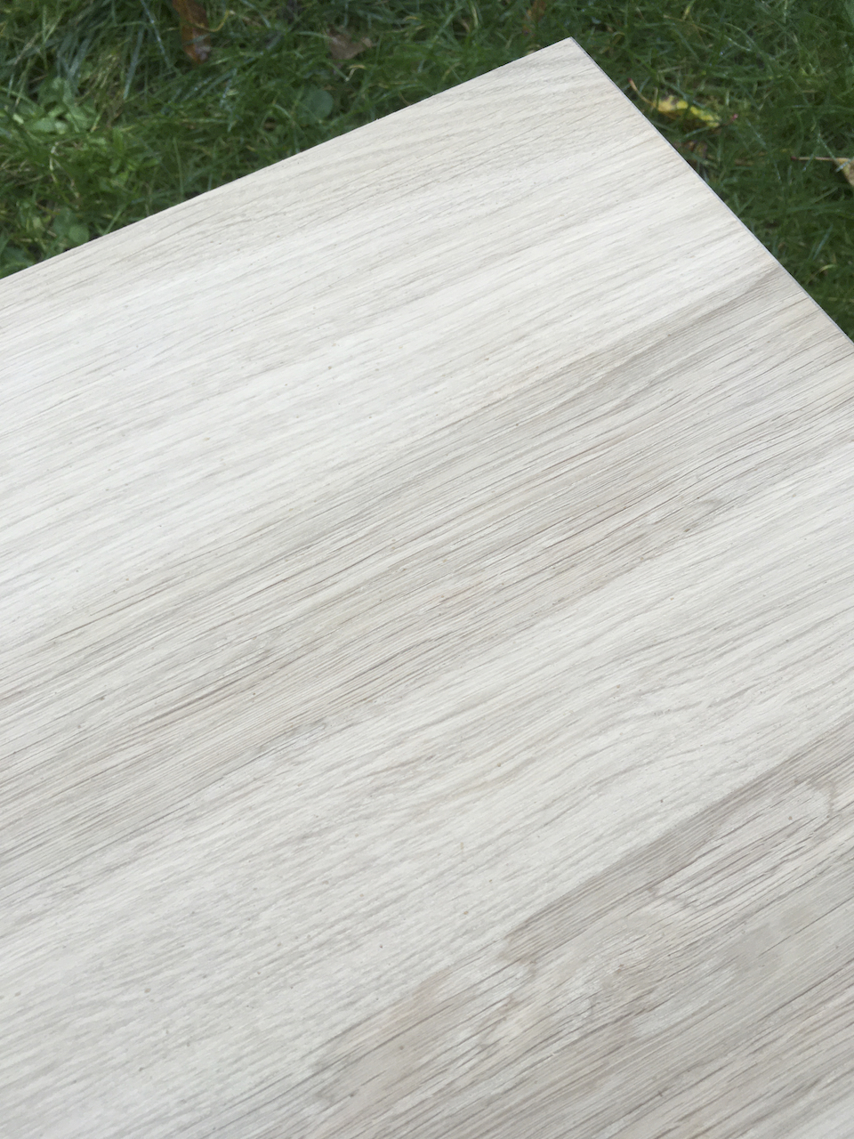 Eichen Holz Schneidebrett Platte Block Hack Brotzeit Küchen groß – Bild 6