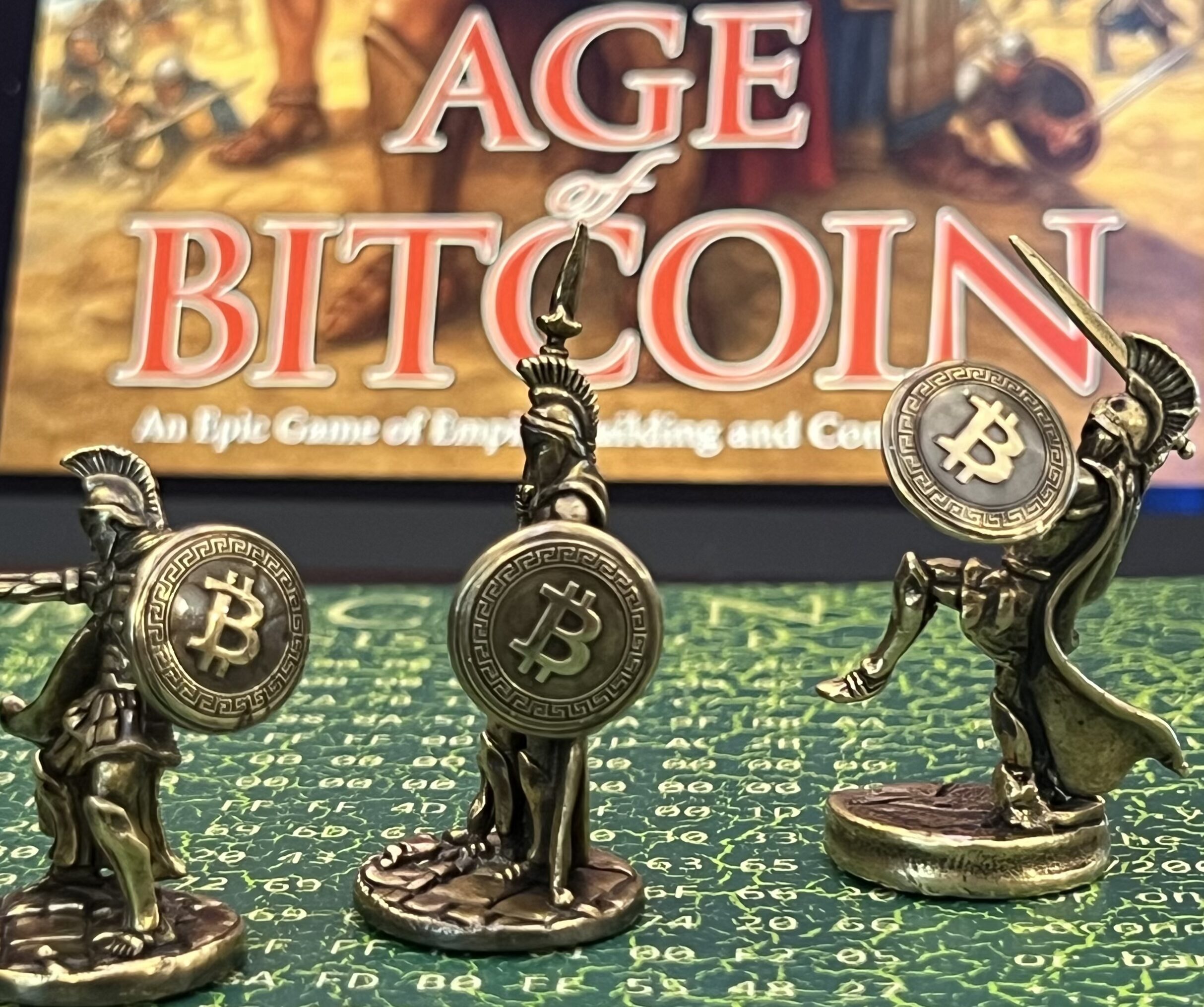 Bitcoin Spartaner Bronze Figuren – Bild 2