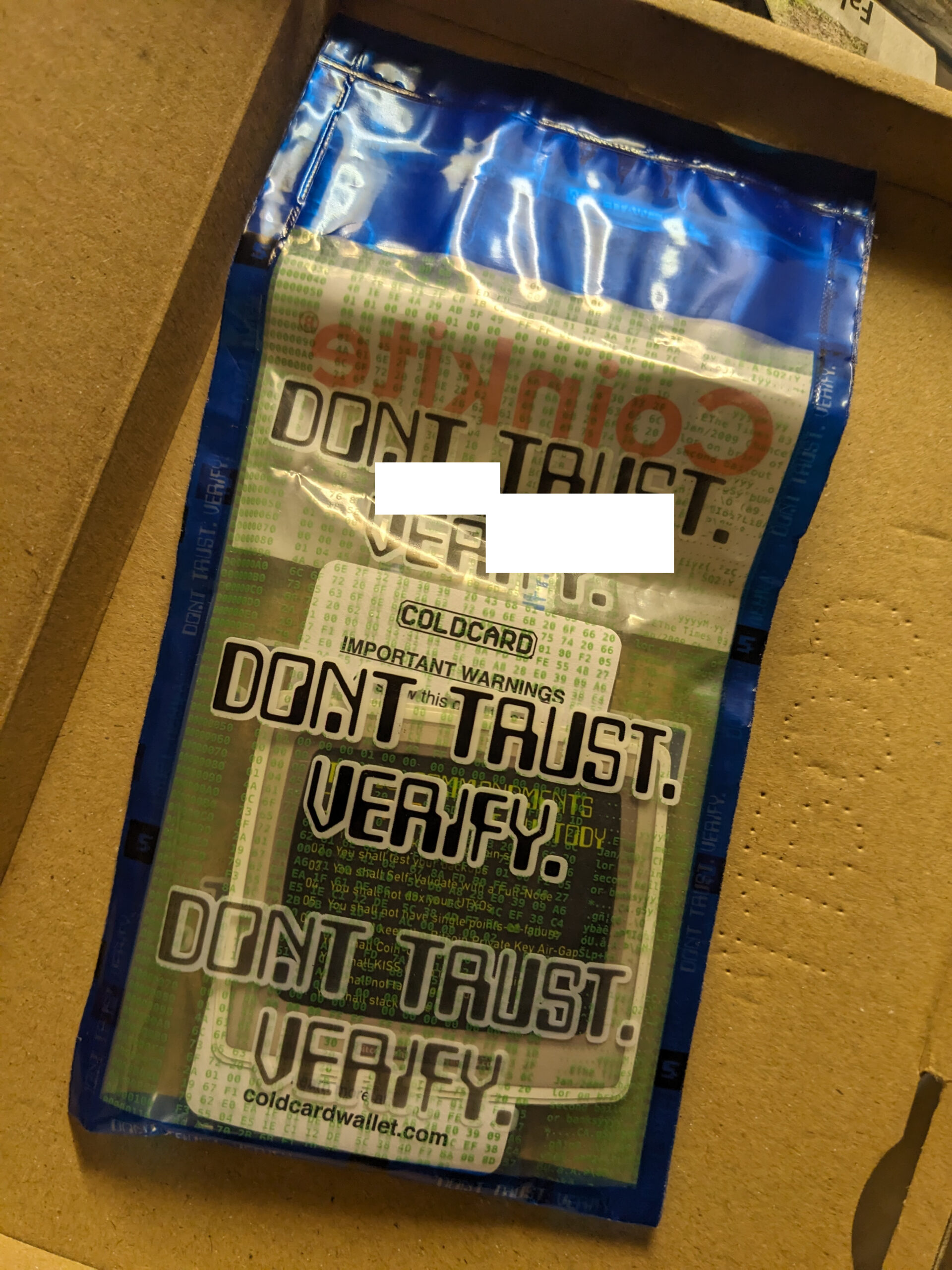 Original Coinkite Coldcard Mk 2 Hardware Wallet Bitcoin cold storage – Bild 3