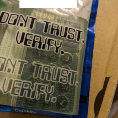 Original Coinkite Coldcard Mk 2 Hardware Wallet Bitcoin cold storage