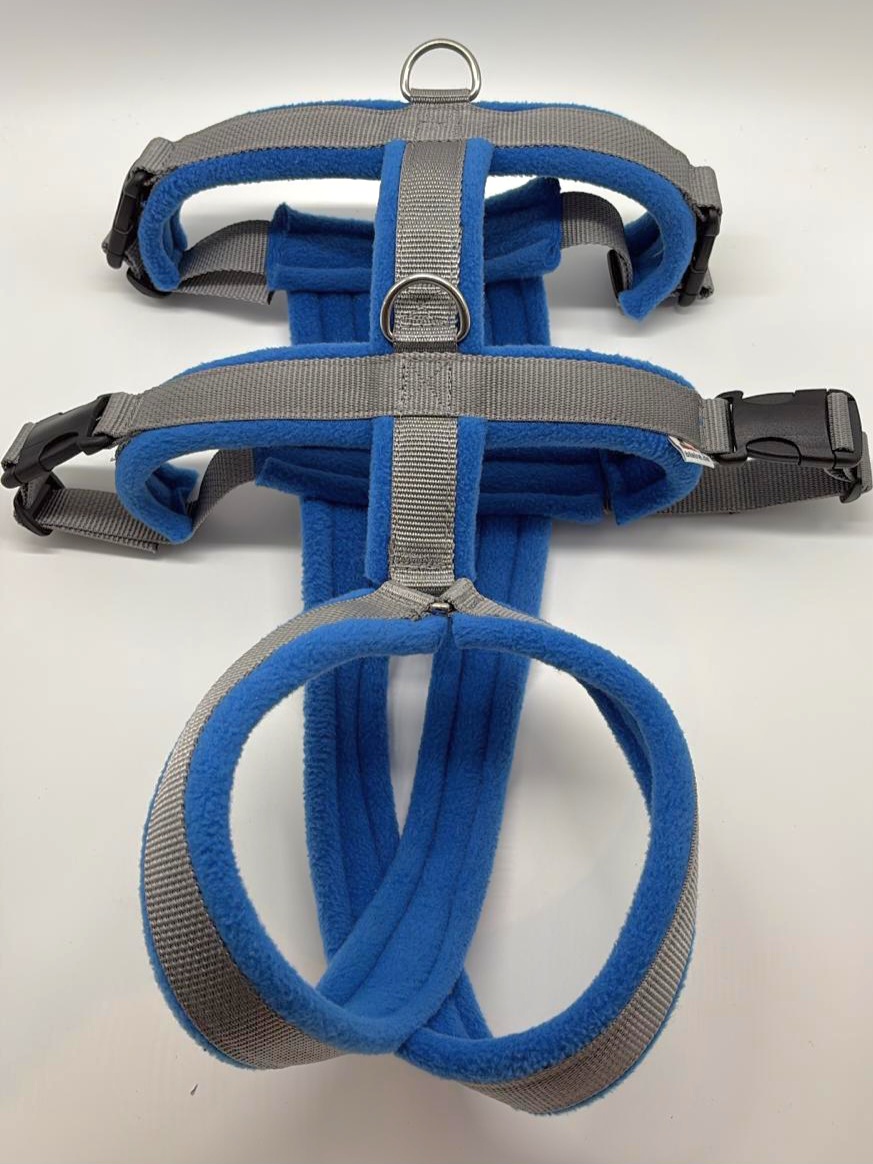 Geschirr für Hunde - Maßangefertigt und individuell - Neopren, Leder oder Fleece Polsterung – Bild 8