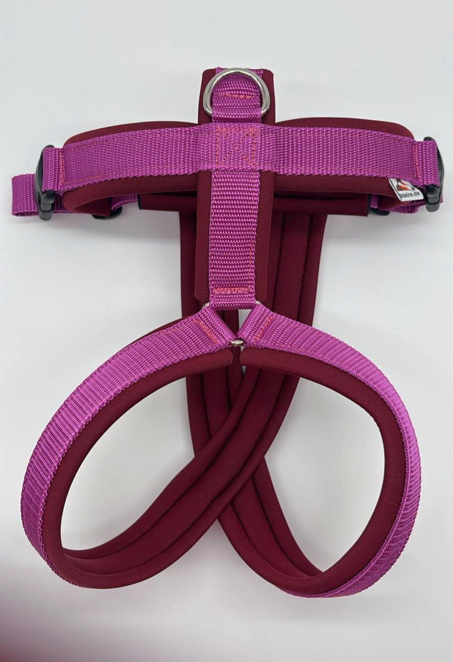 Geschirr für Hunde - Maßangefertigt und individuell - Neopren, Leder oder Fleece Polsterung – Bild 2