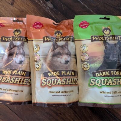 3x Wolfsblut Squashies Hundesnacks