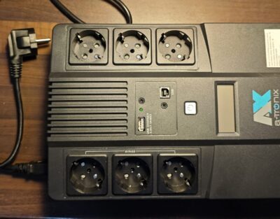 a-TroniX UPS Backup Socket 800VA Line-interactive USV 480W