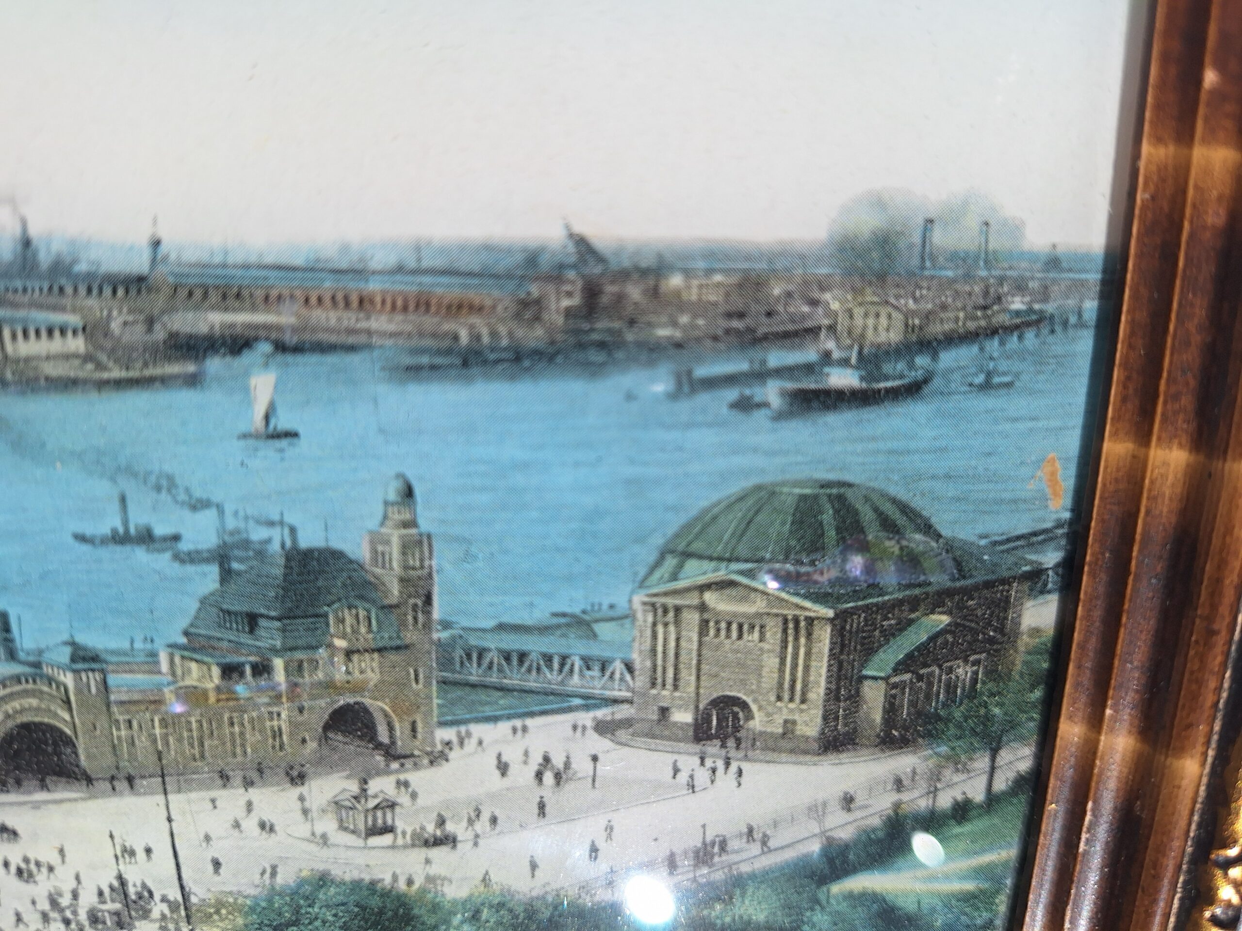 Bild von Hamburg mit floreszierenden Einlagen – Bild 4
