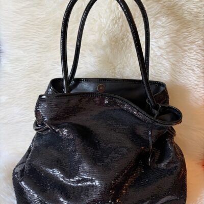 Handtasche Furla neu, elegant, schwarz, glänzend