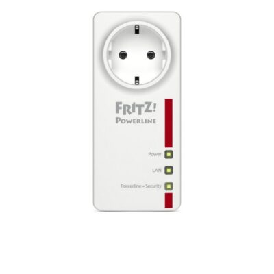 AVM FRITZ!Powerline 1220E – 1200 Mbit/s – 2x Gigabit LAN – mit Steckdose