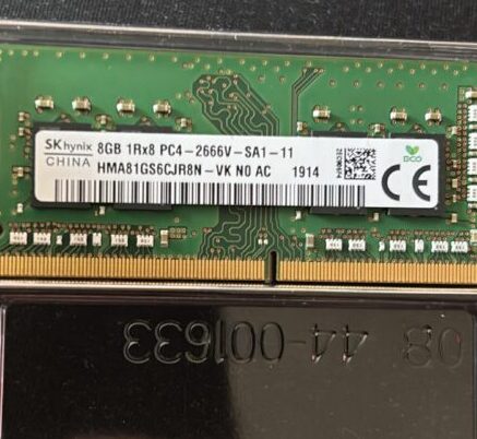 8 GB DDR4-2666 MHz RAM
