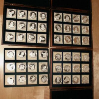 Exklusive Silbermünzsammlung "1000 Jahre Österreich" - Limitierte Edition - 48 Stück