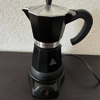 Cilio elektrische Espressokanne / Moka Pot 6 Tassen 25 cm
