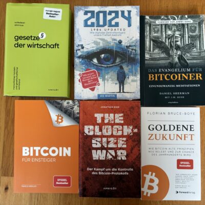 Bitcoin-Buchpaket – 6 Bücher auf Deutsch