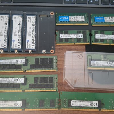Diverse NVME Speicher & RAM Riegel
